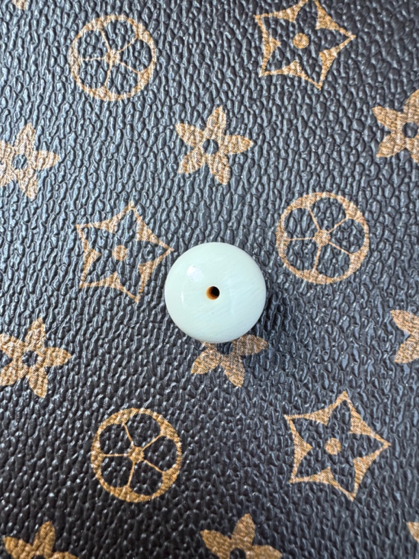 猛犸牙老型单颗 12mm 左右文玩配饰顶珠