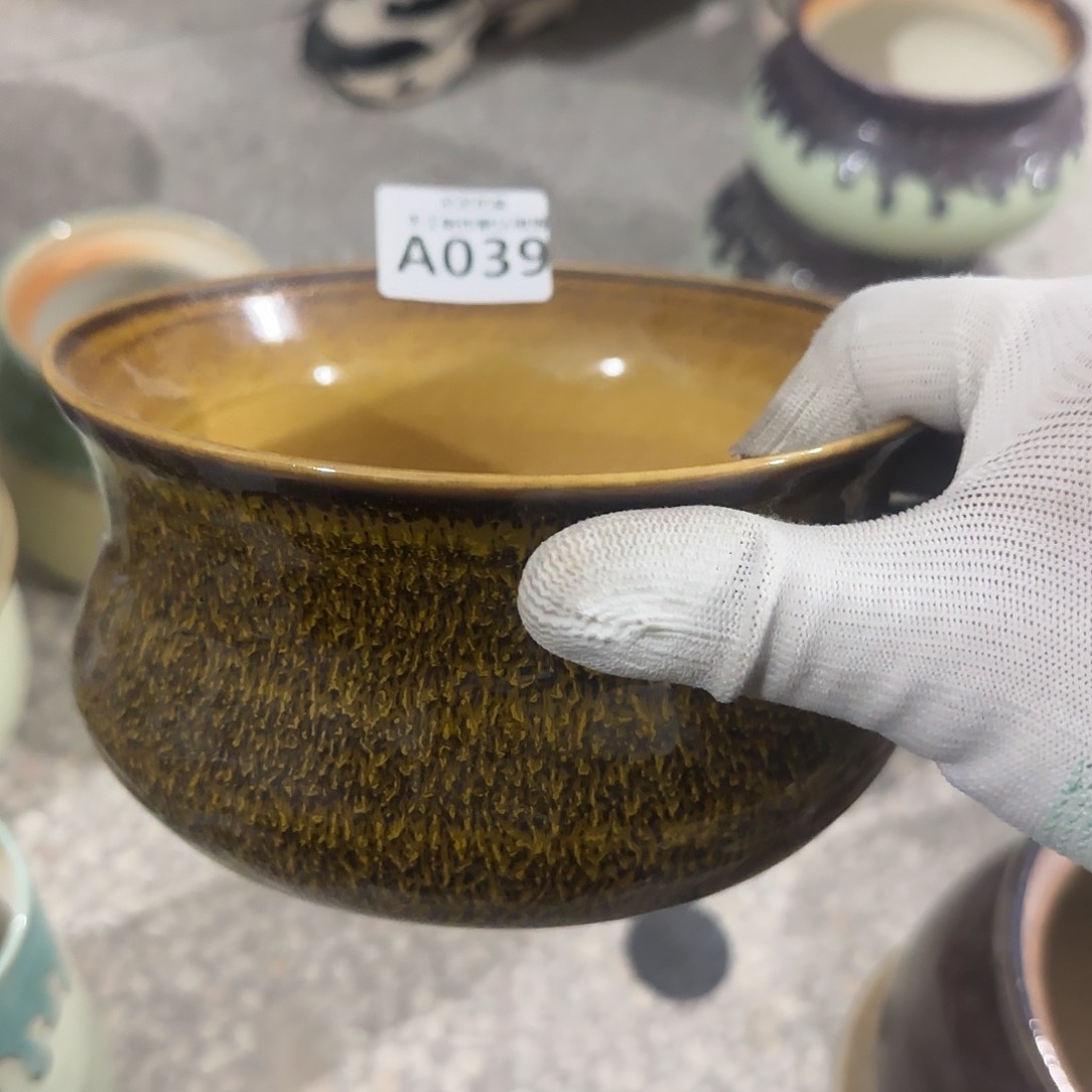 瓷片景德镇手工花盆默认次品