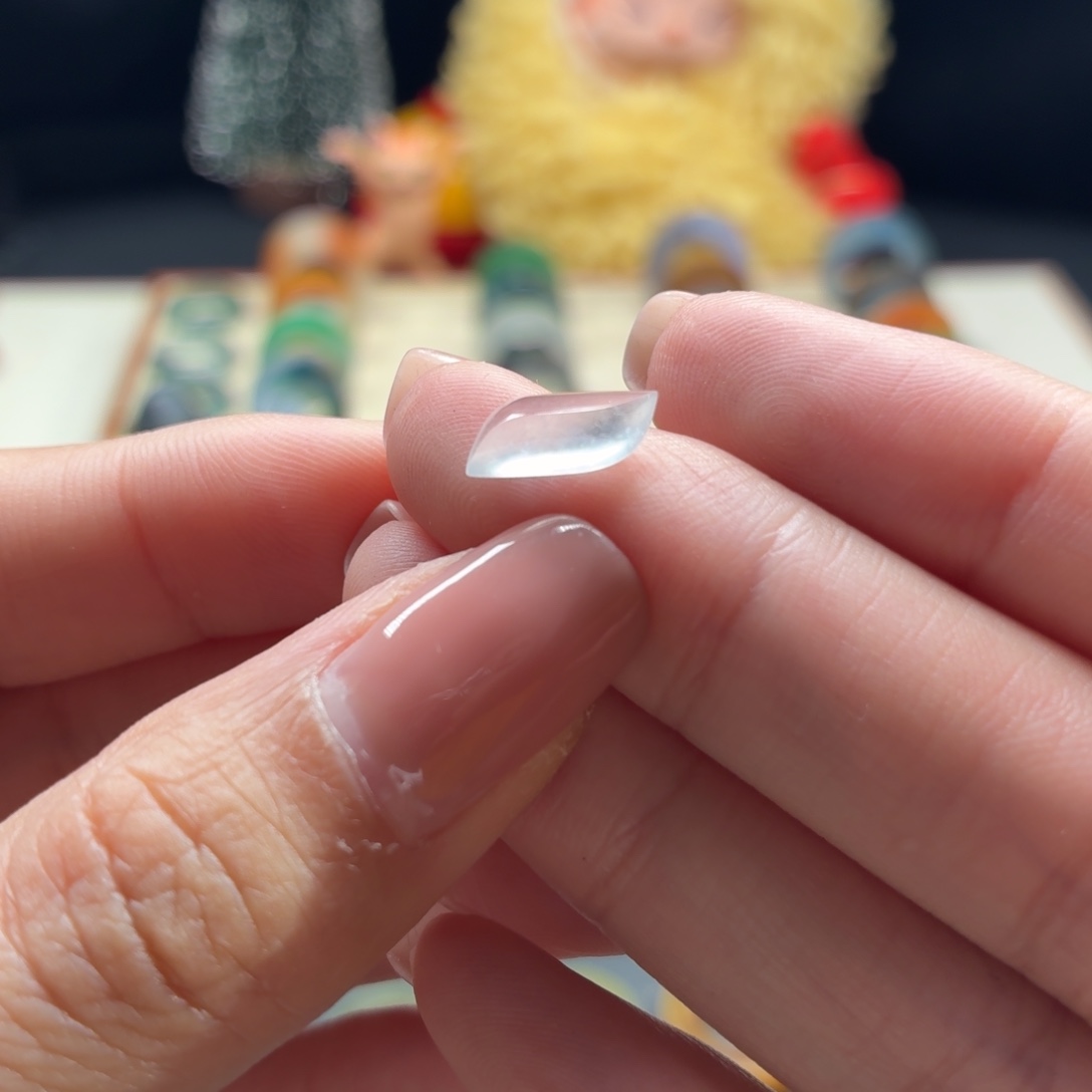 未镶嵌定制翡翠冰界面11*5.1*3.2mm（推荐镶嵌
