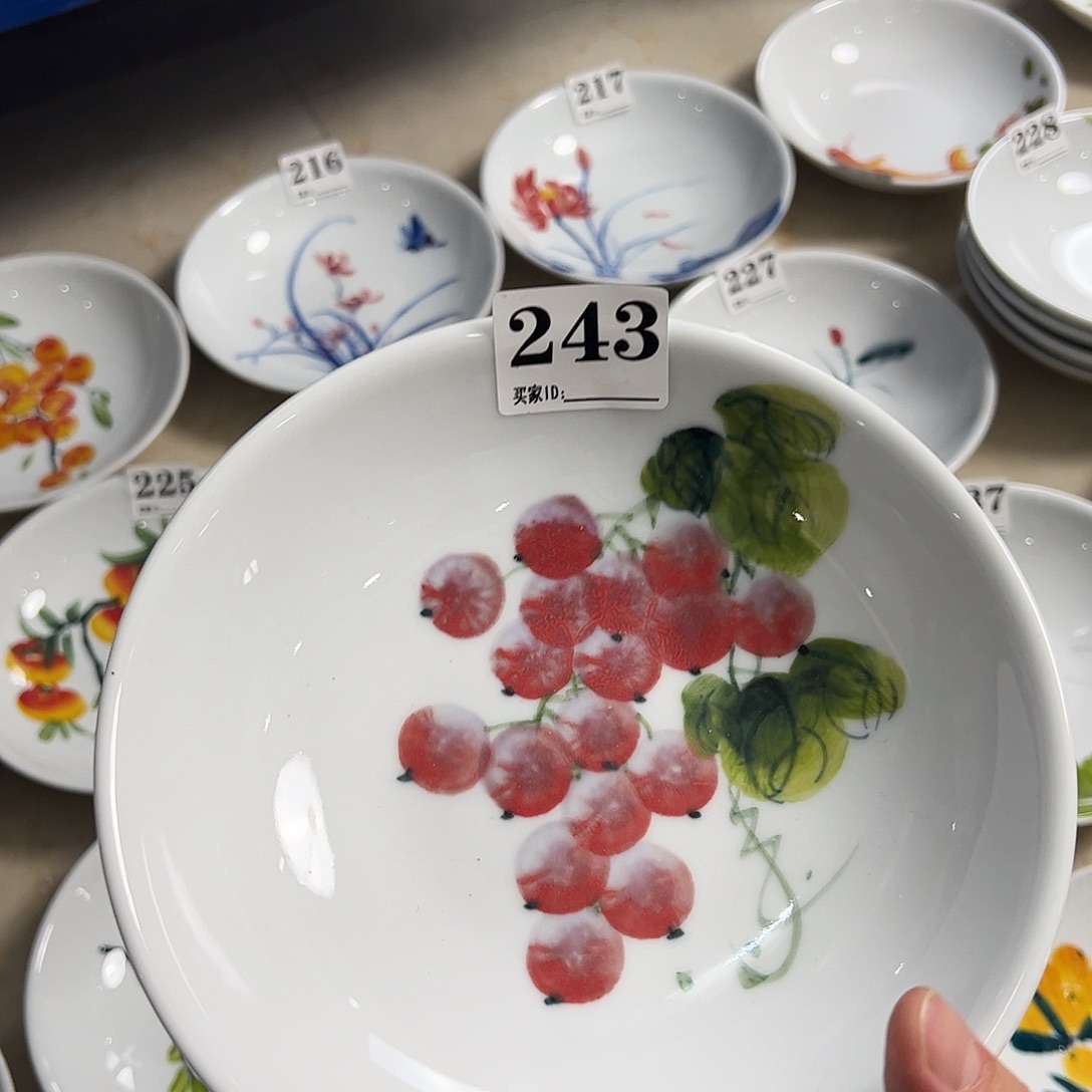 瓷片景德镇陶瓷手工手绘制作