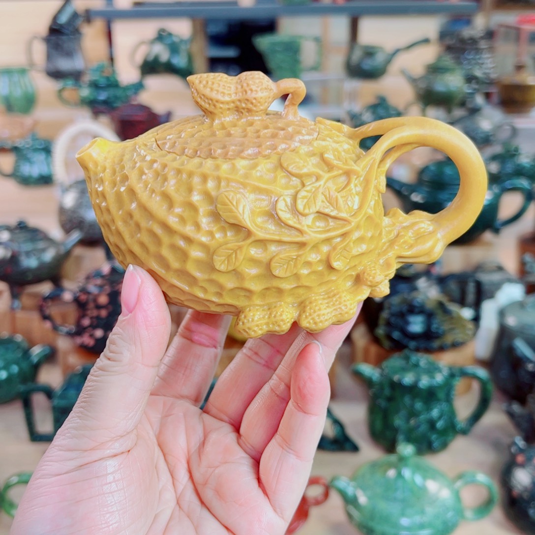 黄***钟天然石材手工雕刻