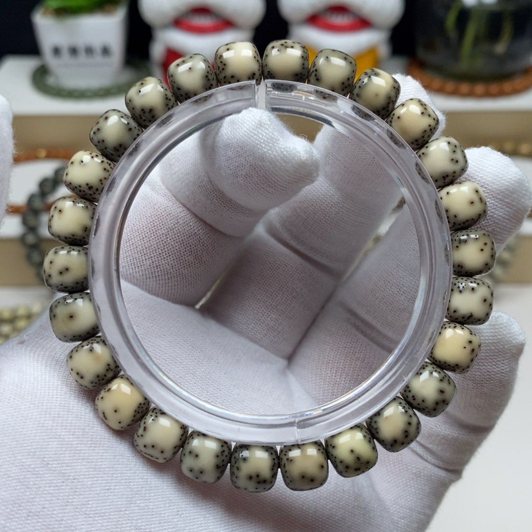 星月菩提手串青花瓷半壁江山9×8