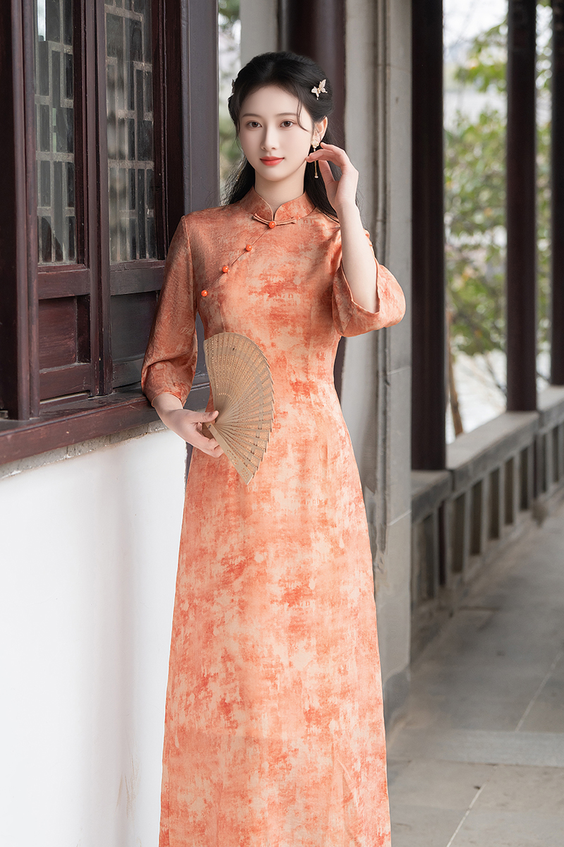 WM优雅日常气质旗袍E80-2