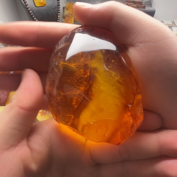 定制琥珀未镶嵌纯天然