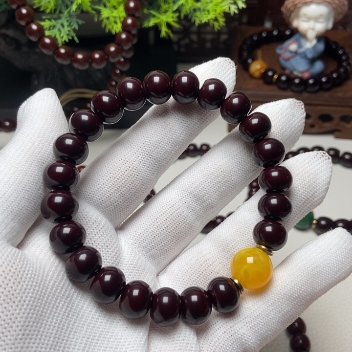 核桃手串/手链猴头玉华串