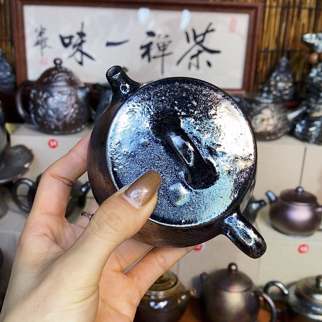 杯云南建水紫陶柴烧瑕疵