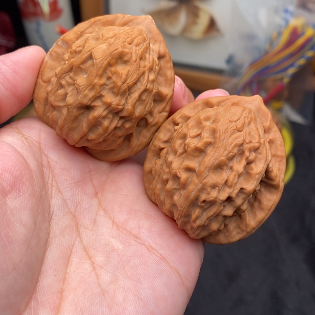 文玩核桃把件41大红袍