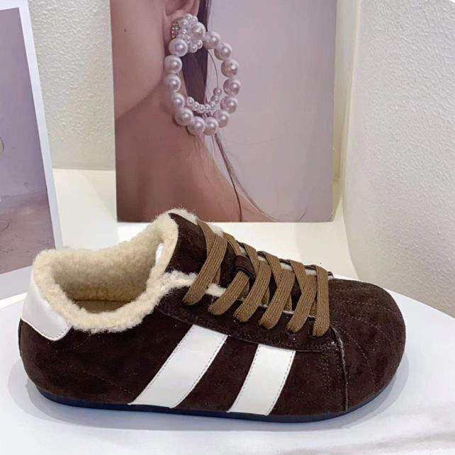 纯色雪地靴休闲风冬季极简风棉鞋秋冬学院风