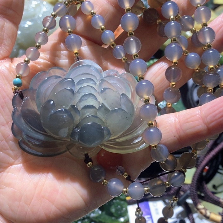 岫玉毛衣链未镶嵌