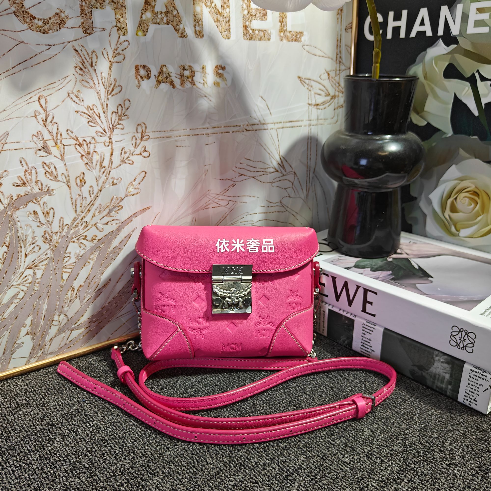 95新 MCM MCM单肩包G25101683尺寸17*13