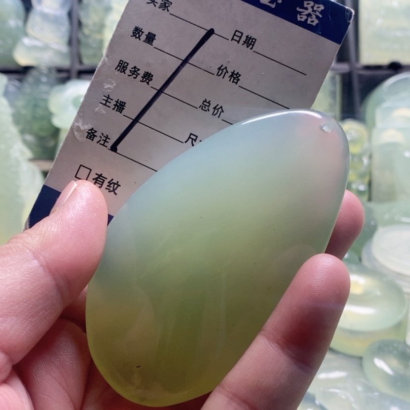 【闪购商品】合金蛇纹石玉手把件