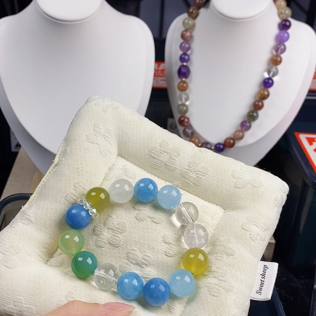 银S925镶嵌水晶手链