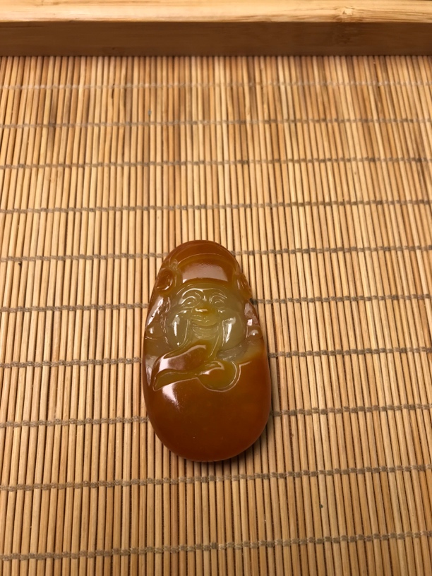 新疆和田玉财神爷39克