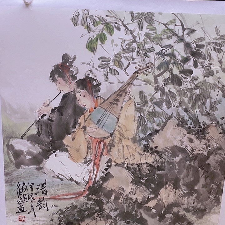 国画宋庄的一个小村庄被