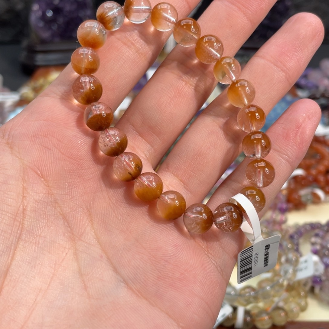 手串水晶未镶嵌红兔毛半盆9