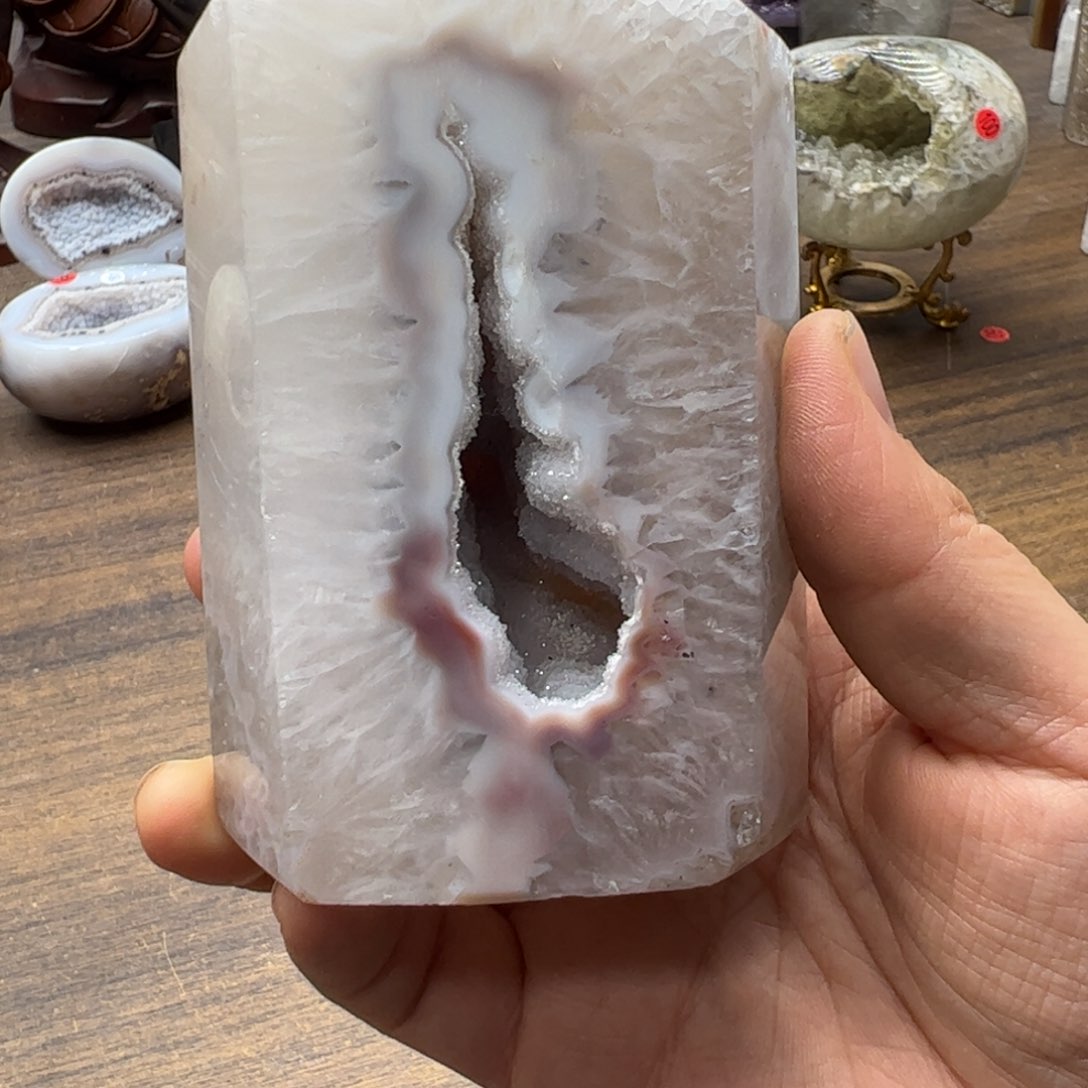 水晶水晶无镶嵌未镶嵌46全抛柱