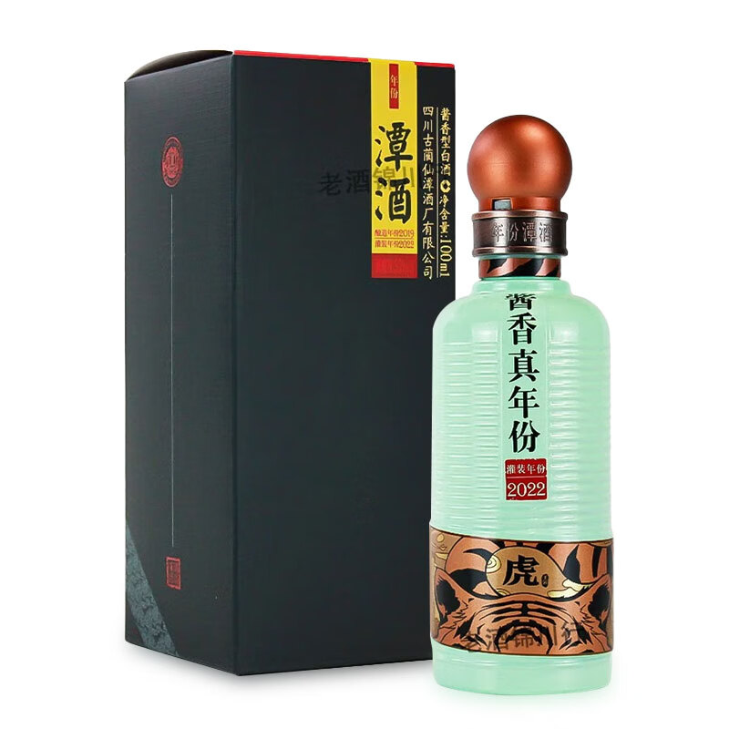 潭酒-年份潭酒2019迷你潭-酱香型白酒-100ml-53%Vol