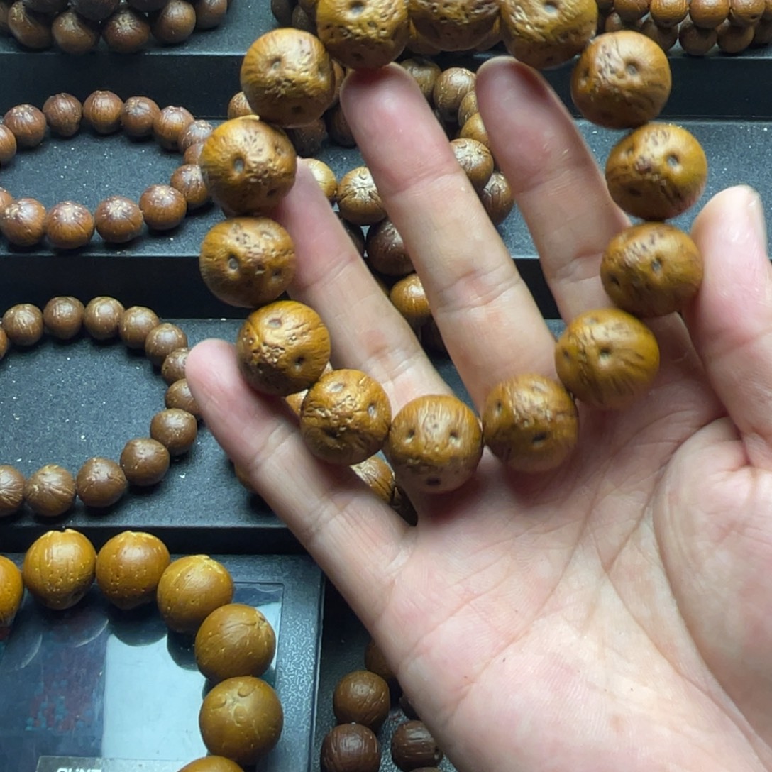 珍***4手串紫金鼠18尺寸黄皮