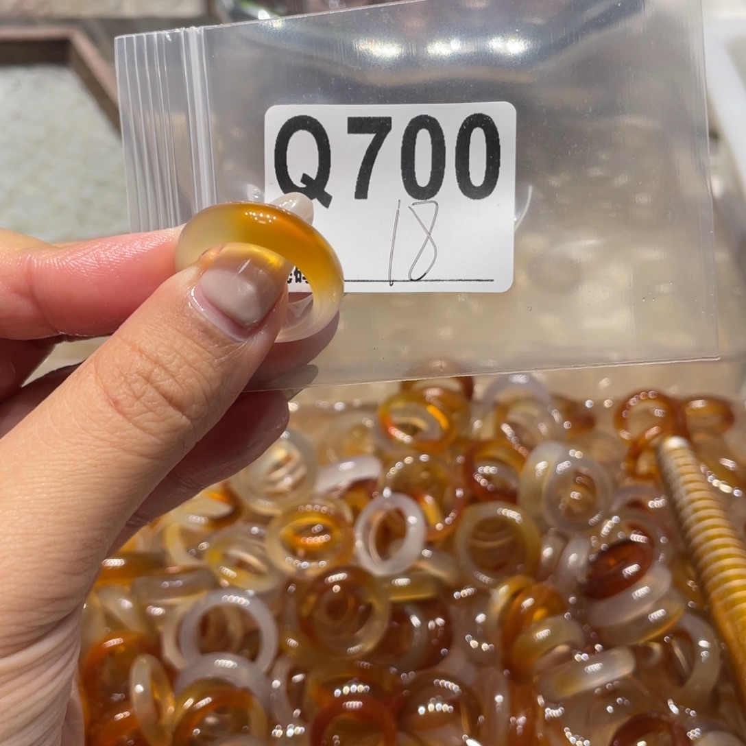 玛瑙/玉髓未镶嵌戒指700