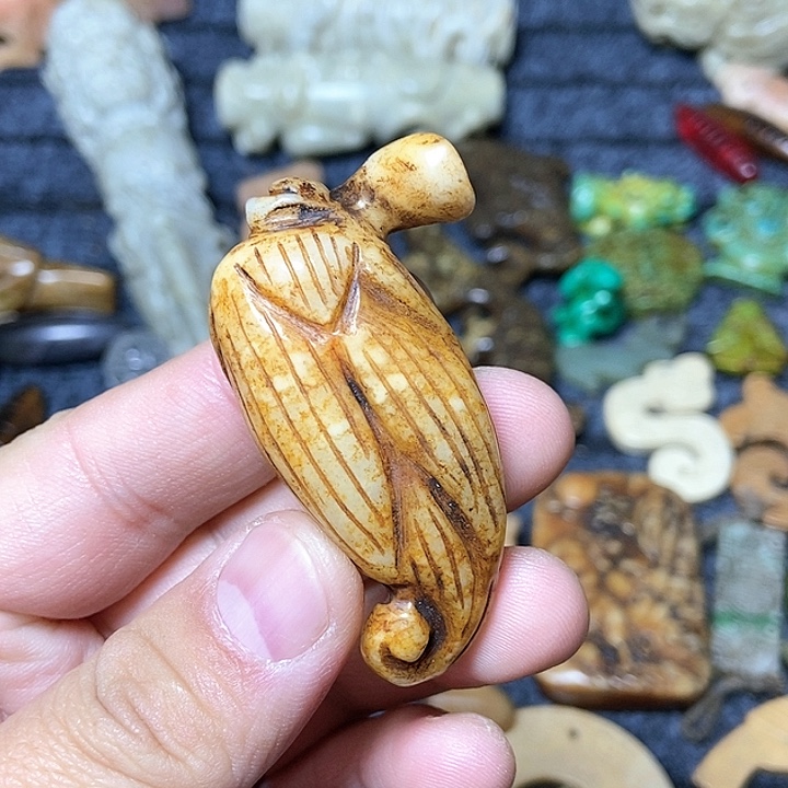 和田玉未镶嵌颈饰155