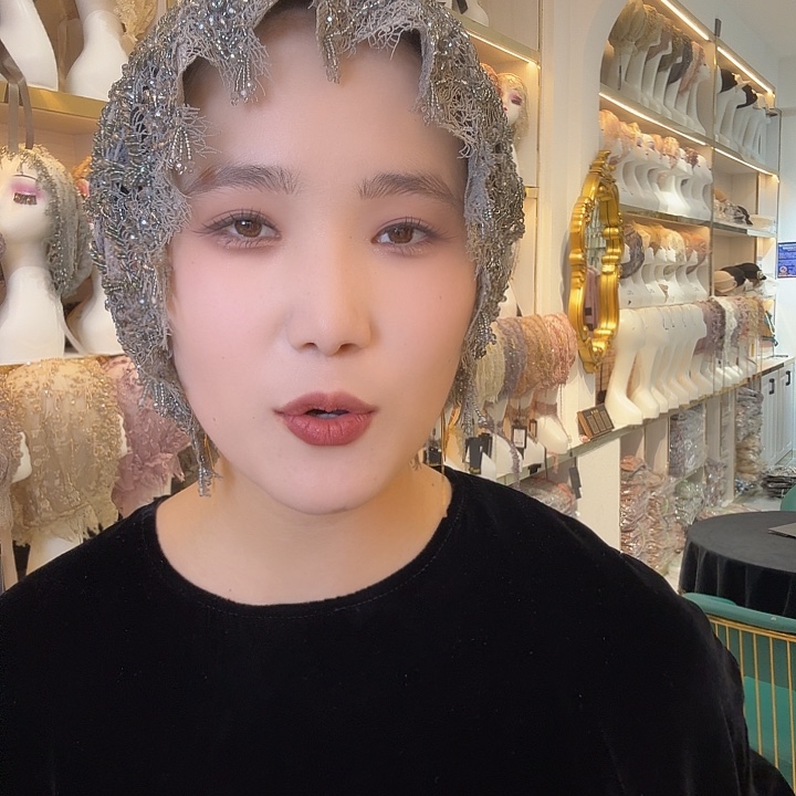 纯棉灰色帽子款流苏398