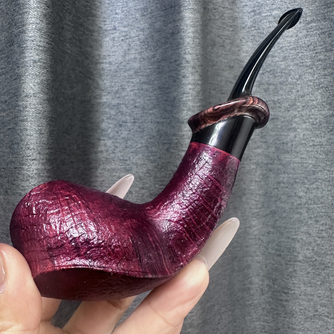 石楠木手工烟斗——宽背河豚