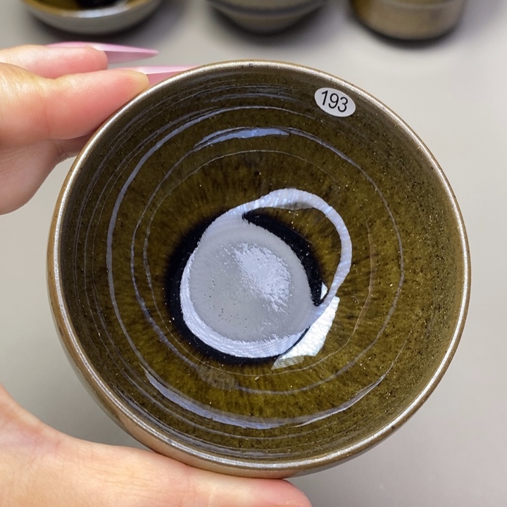 茶盏建窑建盏柴烧主人杯