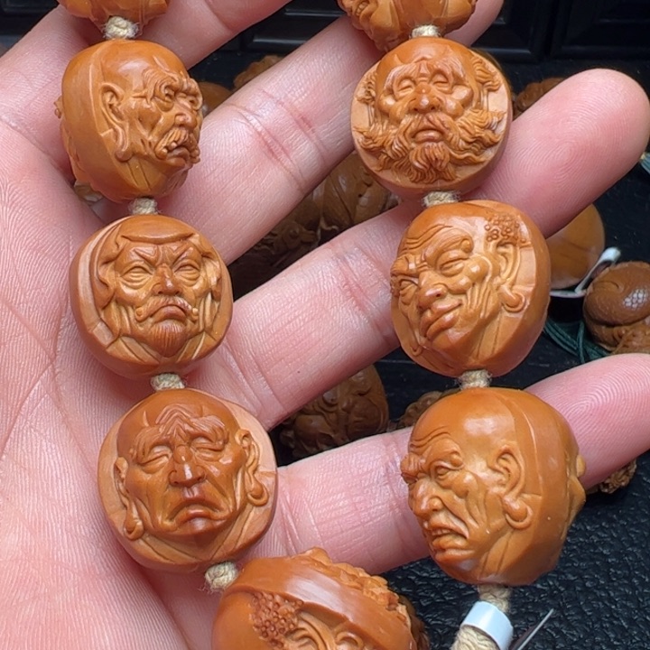 手串/手链橄榄核有***恼十八罗汉