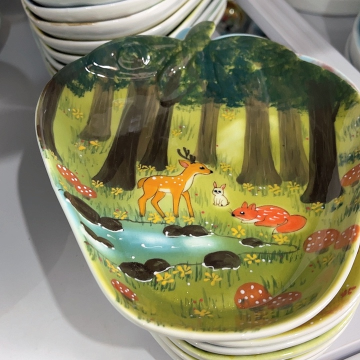 陶景德镇釉下手绘陶瓷 