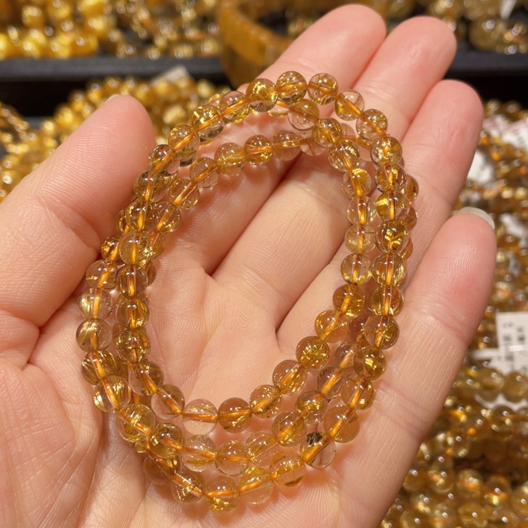 水晶手链未镶嵌天然水晶手链