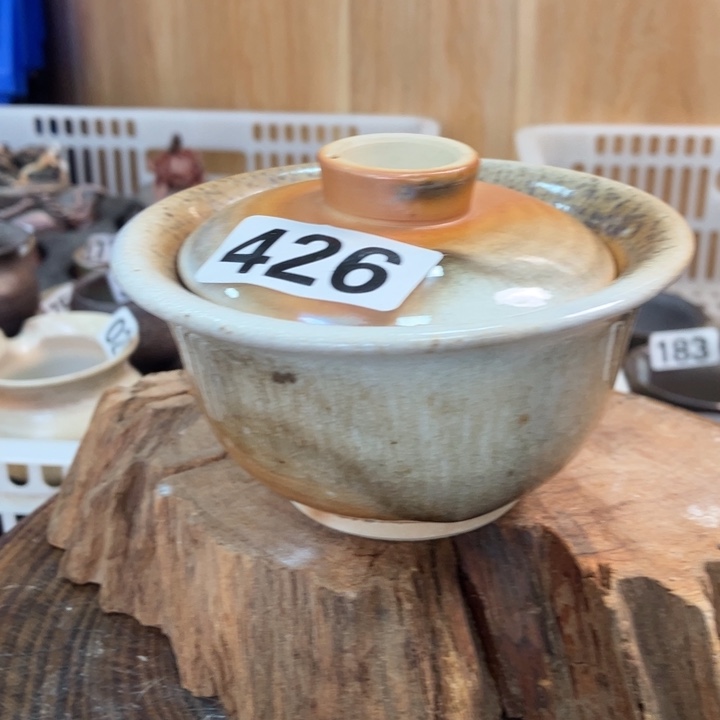 柴烧茶具茶杯大放漏