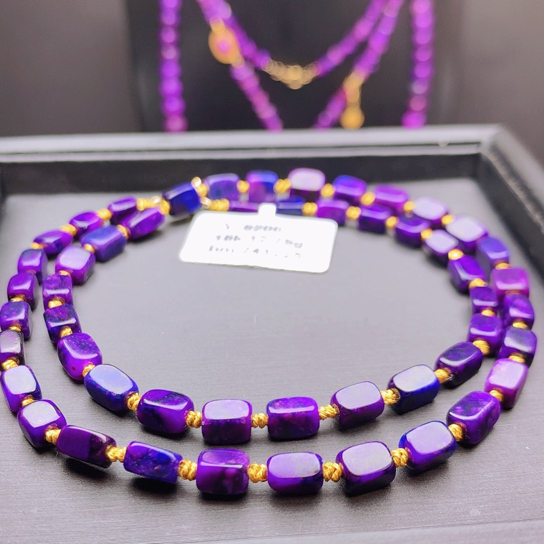 苏纪石（舒俱来）18K金镶嵌项链