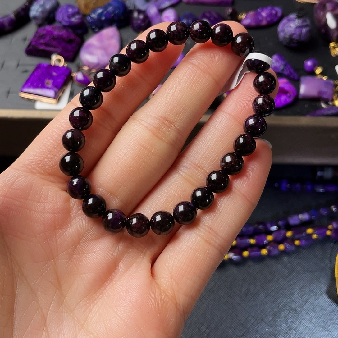 苏纪石（舒俱来）手链未镶嵌不**心