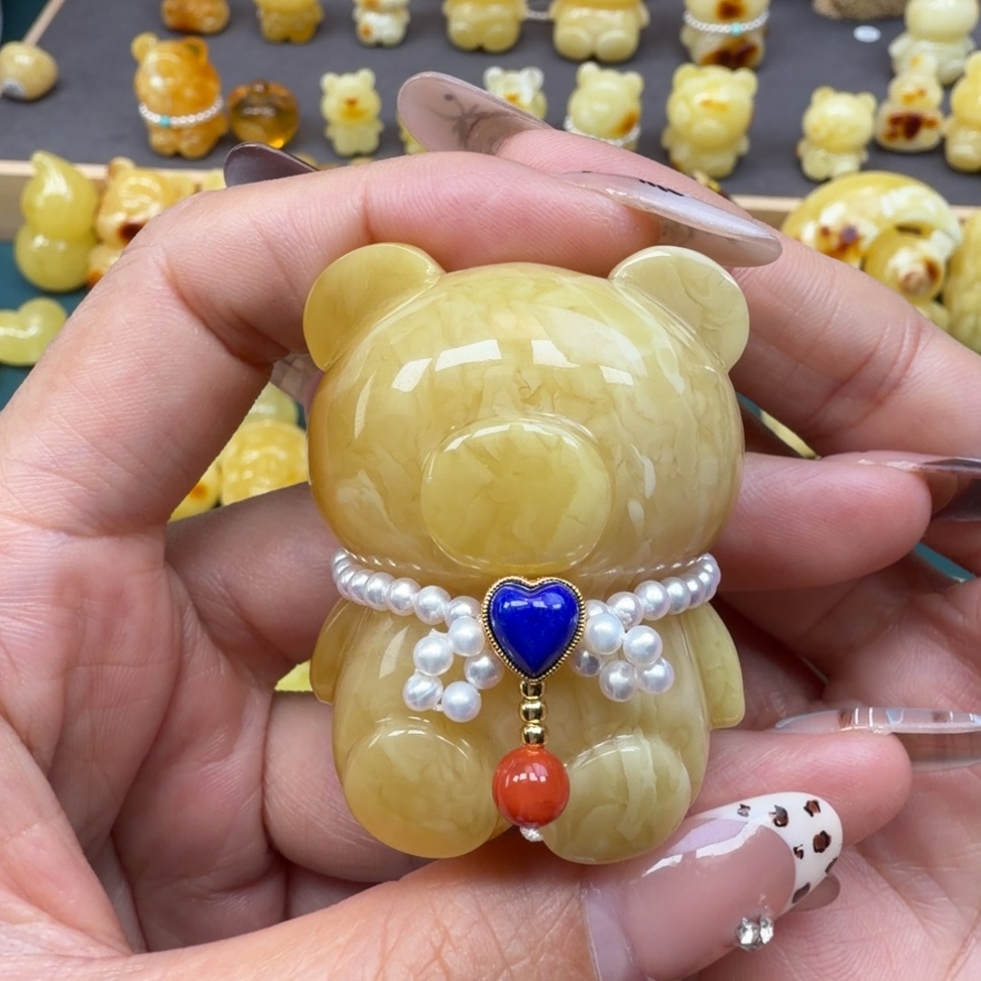 蜜蜡未镶嵌裸石蜜蜡