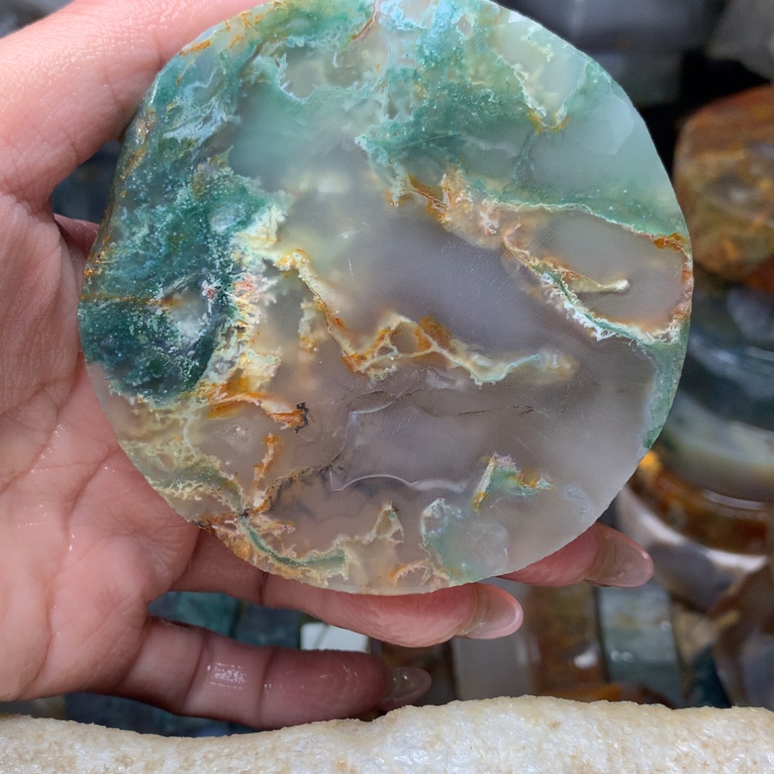 杨***英定制玛瑙定制手镯59圈口不退不换