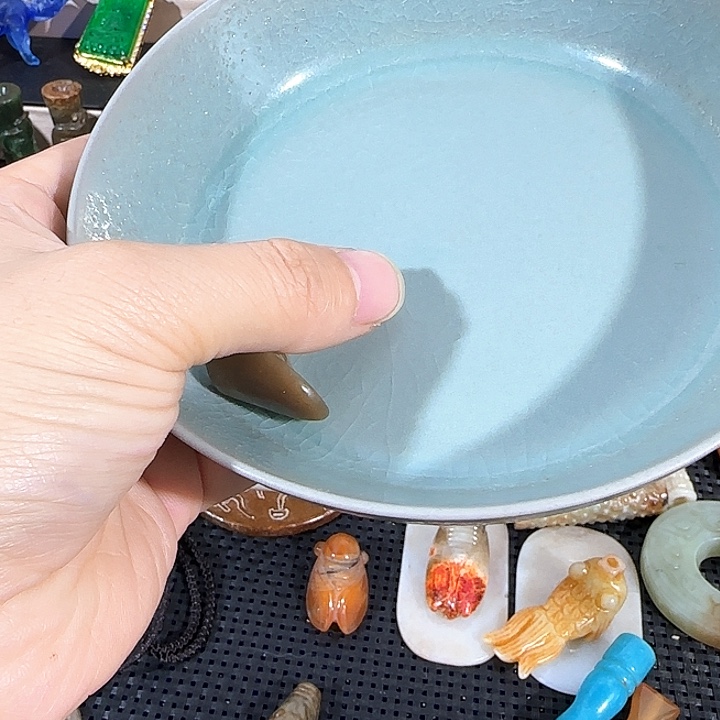 瓷片摆件开心幸福快乐每一天