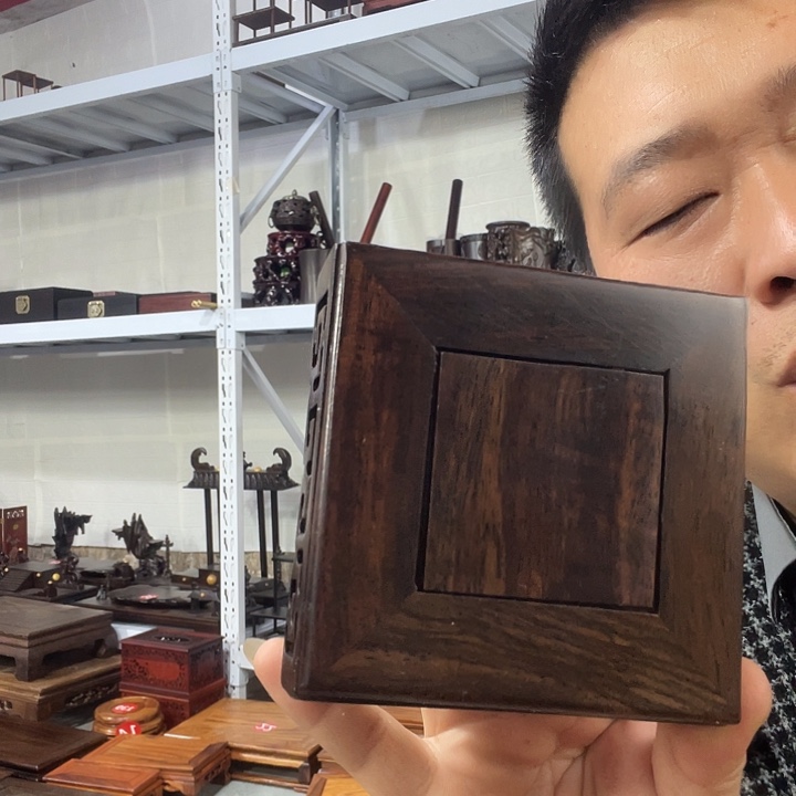 香榧木红木底座工艺品