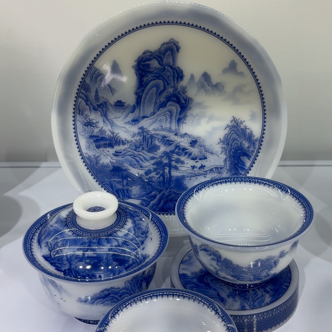 高***哥景德镇陶瓷五件套