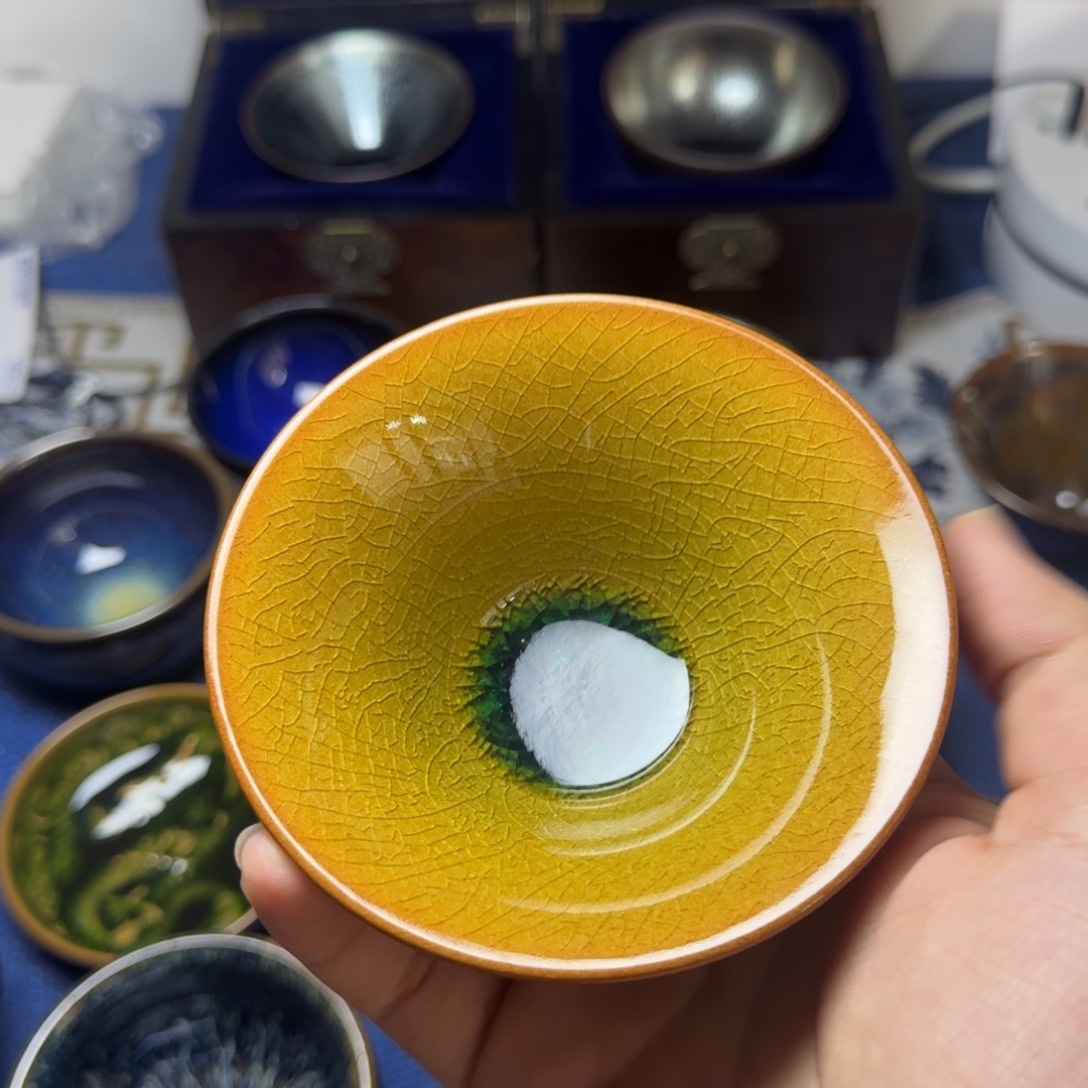 建阳建盏喝茶主人杯