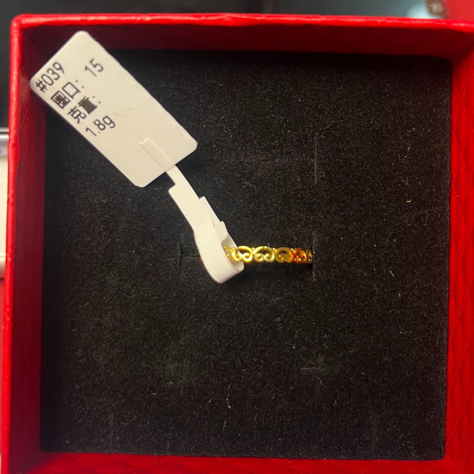 【灿兴珠宝】足金999戒指1.8g