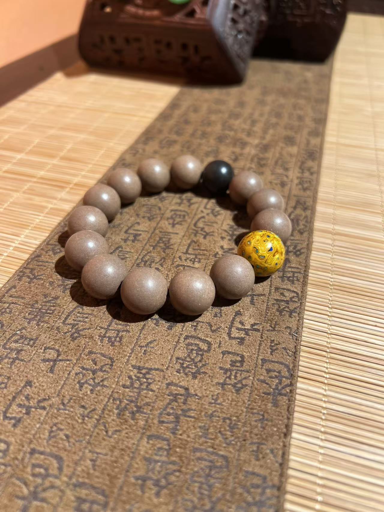 【白龙涎单圈】【古法合香】非遗手串15mm