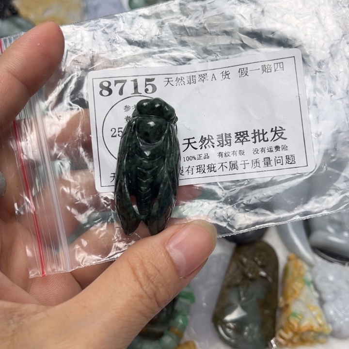 翡翠未镶嵌吊坠(不含链)8715
