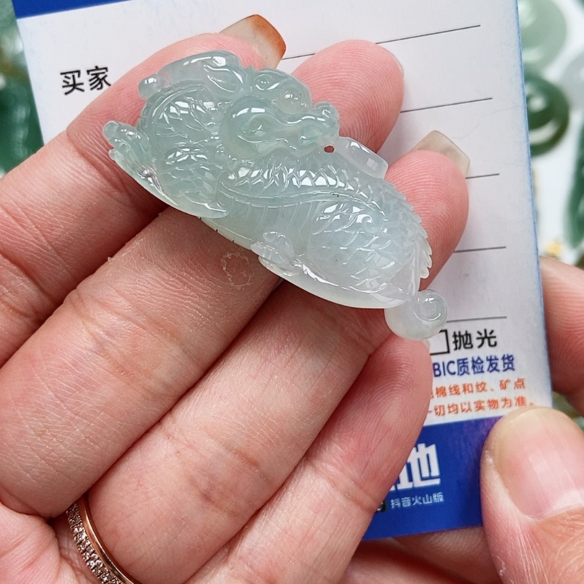 【闪购商品】翡翠颈饰未镶嵌麒麟貔貅