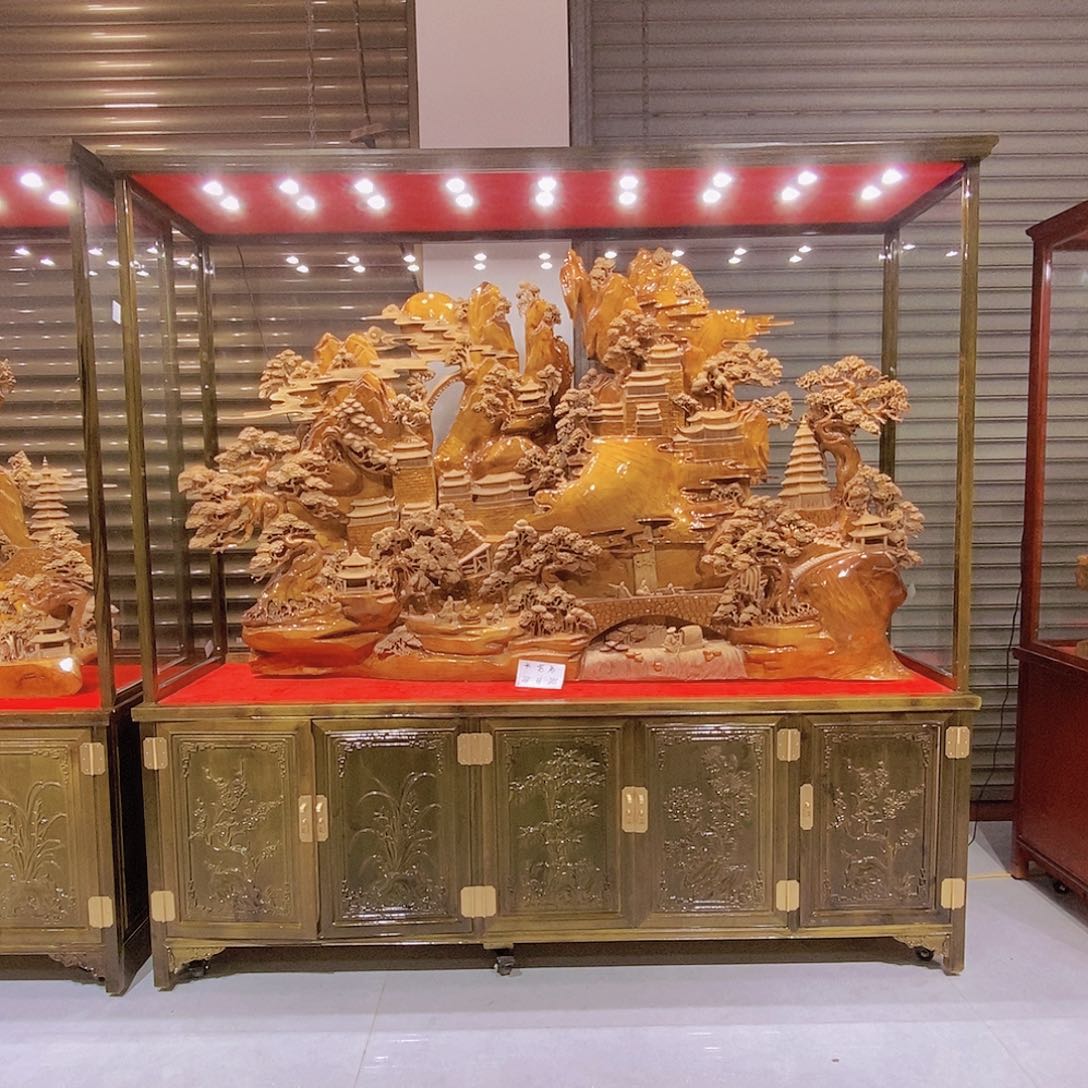 金丝楠温****～金丝楠小叶桢楠摆件