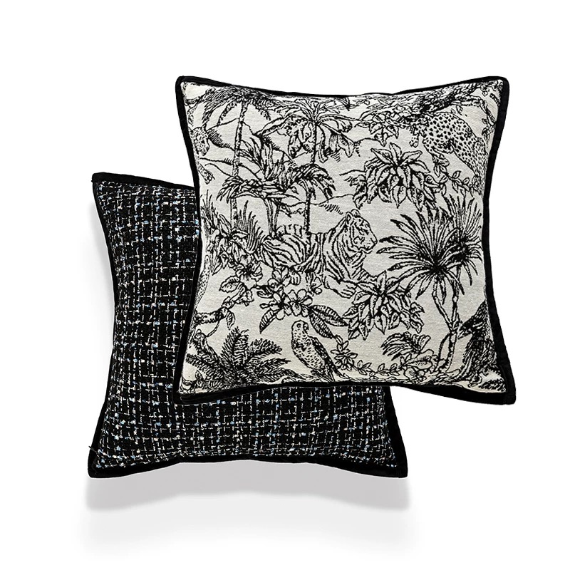 【19·9含枕芯福利】奶油色法式抱枕套客厅毛绒靠垫腰枕轻奢现代简约