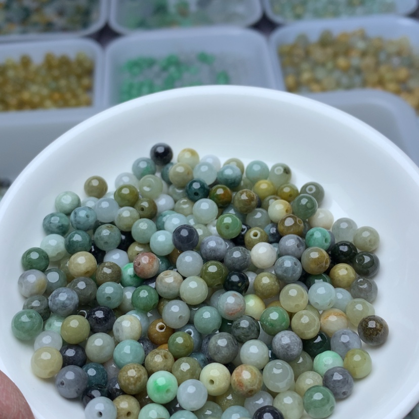 【闪购商品】翡翠手链未镶嵌卡6多宝50个