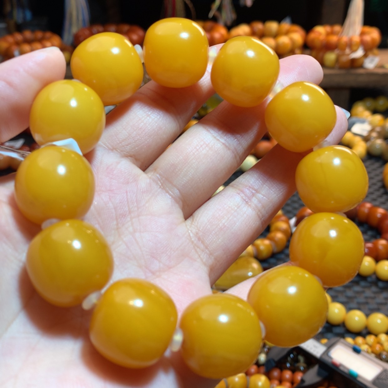 【闪购商品】手串蜜蜡未镶嵌蜜蜡手串