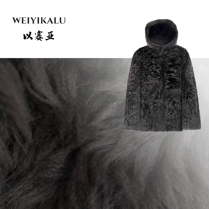 以赛亚 网络大魔王 25年WYKL女装新款皮草托斯卡纳羊皮毛一体8535