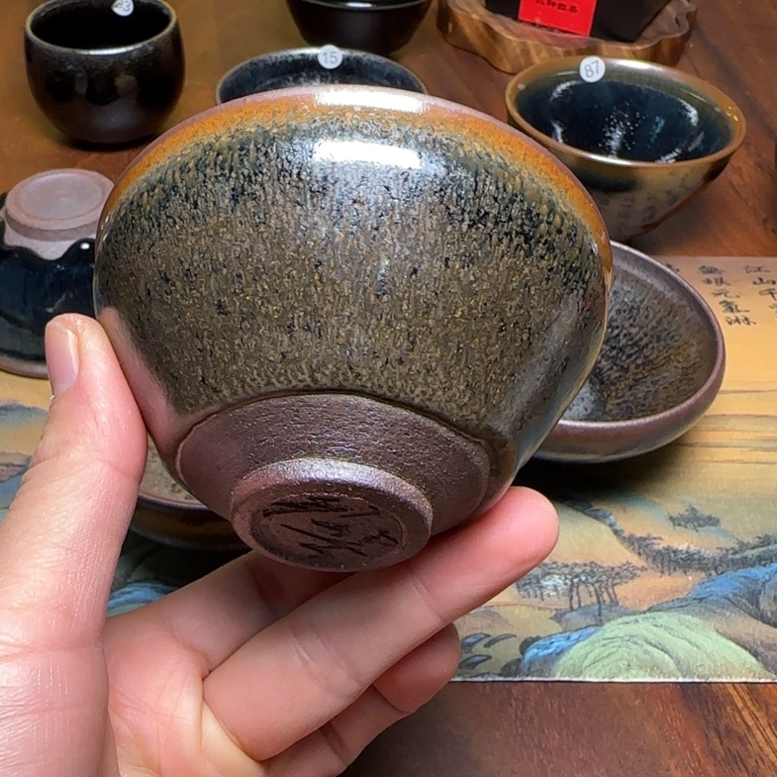 茶盏52 龙窑柴烧窑柴烧