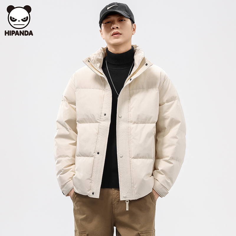 Hi Panda立领羽绒服男装秋冬季爆款潮宽松加厚棉服保暖棉袄子外套